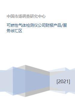 可燃性氣體檢測(cè)儀公司財(cái)報(bào)分析及產(chǎn)品服務(wù)拓展——以徐匯區(qū)軟件測(cè)試服務(wù)為重點(diǎn)
